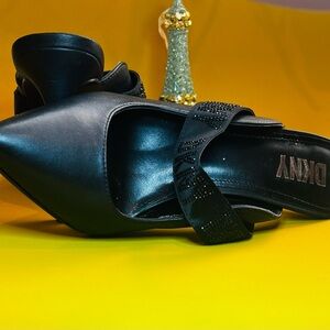 DKNY Black Heeled Women's Shoes